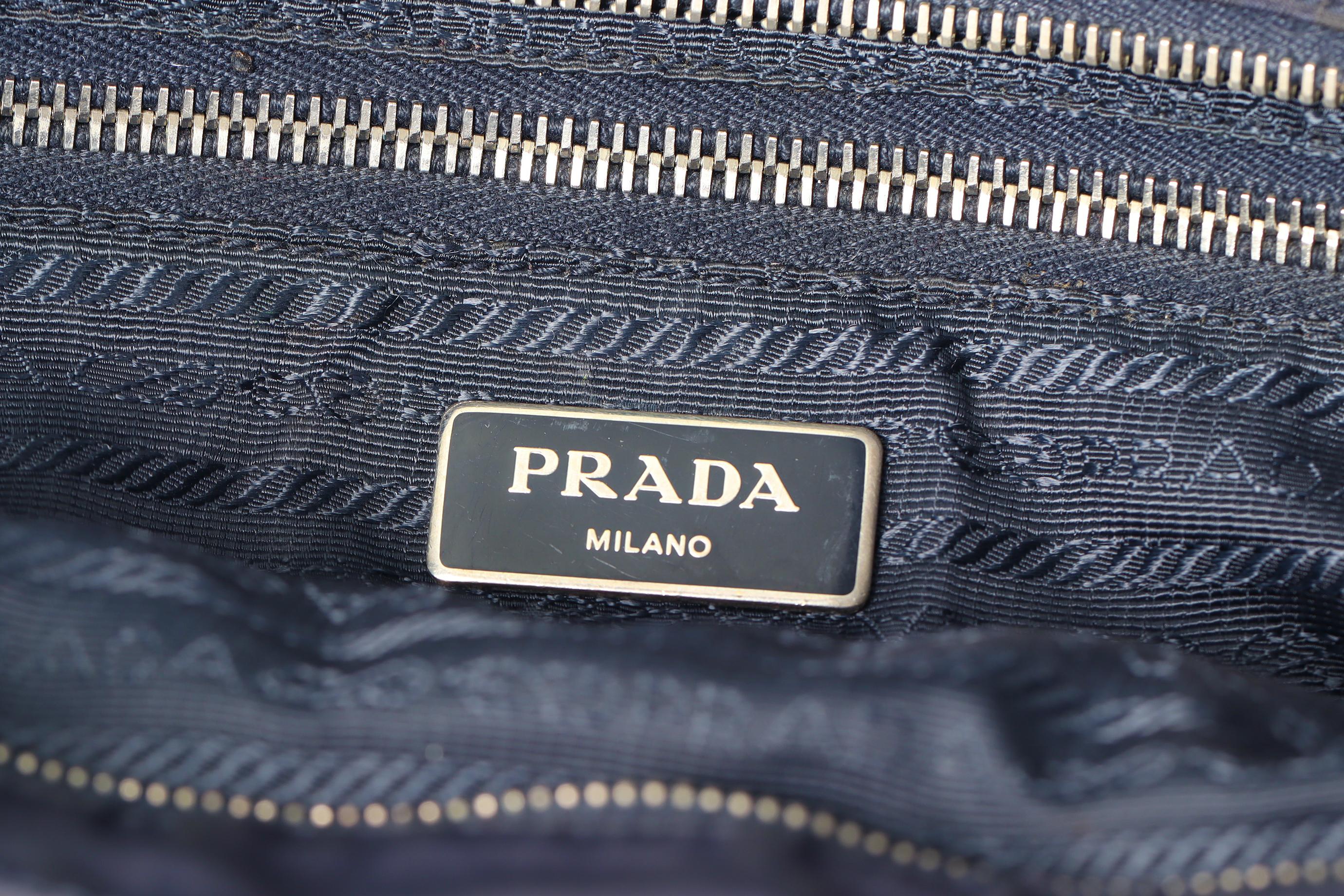 Prada Re-Nylon And Leather Baby Changing Bag For Sale 5