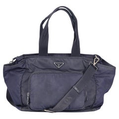 Prada Re-Nylon und Leder Baby Wickeltasche