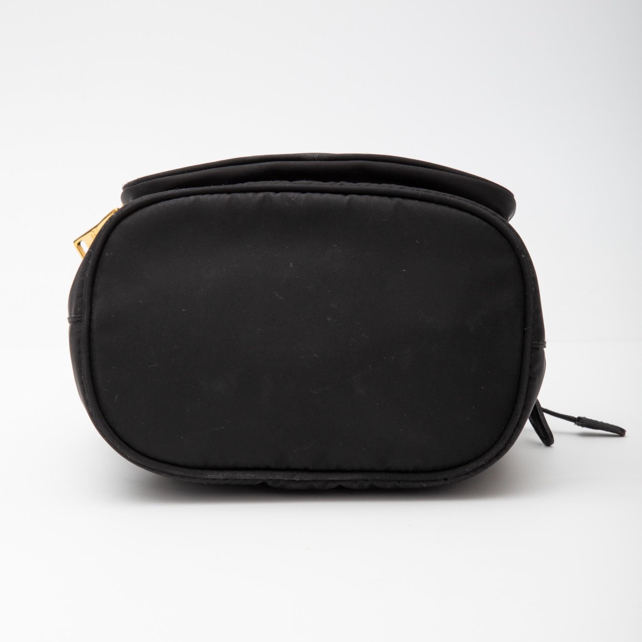Prada Re-nylon Black Bucket Duet Shoulder Bag 1