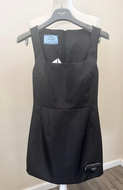Prada Re-Nylon Black Sheath Dress - NWT - Size 36S