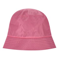 Prada Re-Nylon Bucket Hat With A Enameled Triangle Logo