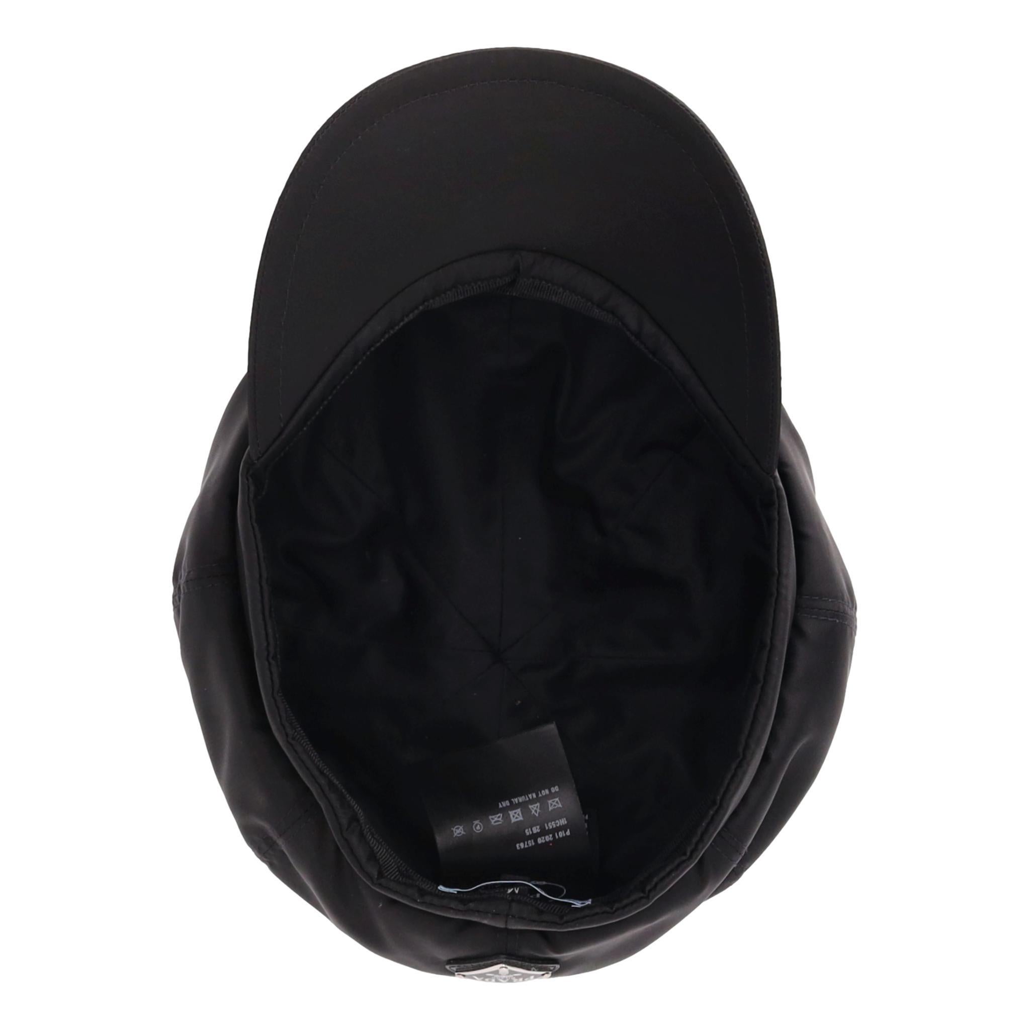 Prada Re-Nylon Hat With Triangle Logo 2