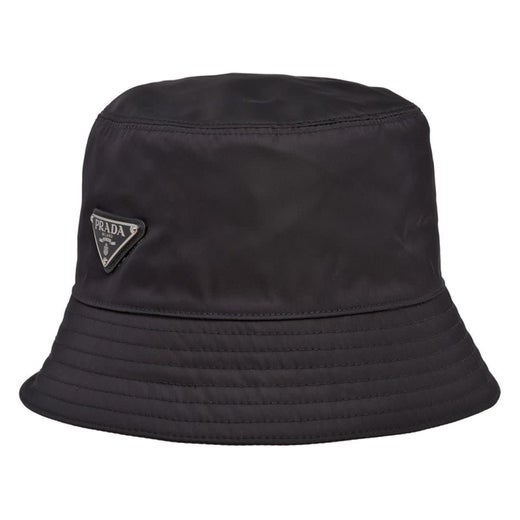 Prada Re-Nylon Logo Bucket Hat (Medium) at 1stDibs