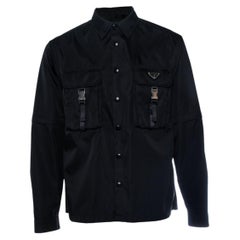 Prada, Re-Nylon long & short sleeve button up shirt
