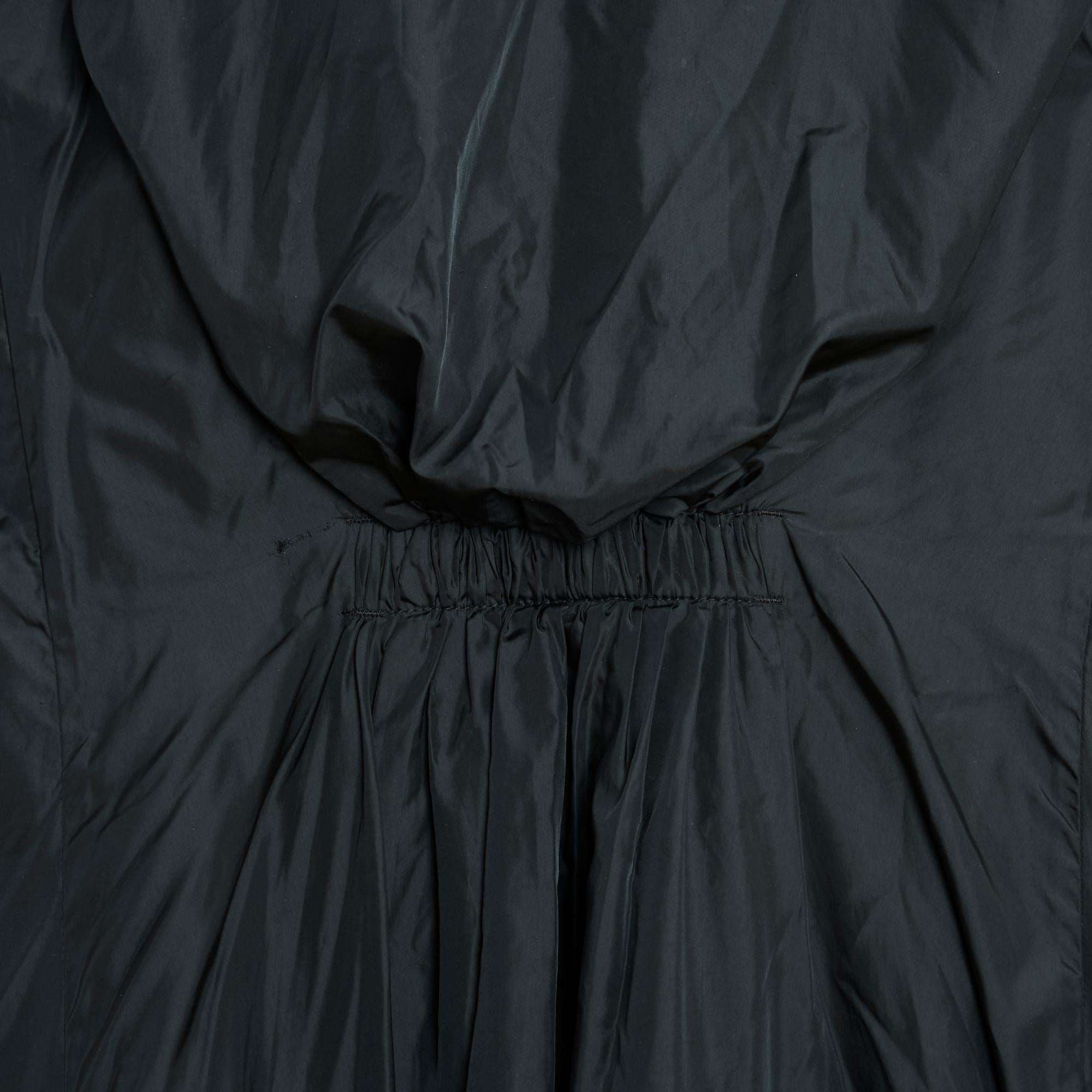 Prada Re-Nylon Manteau FR40 Coat Black For Sale 5