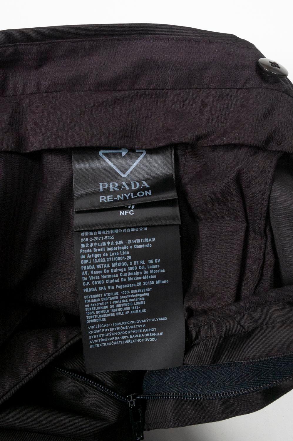 Prada Re-Nylon Men Pants Casual Size ITA46 (S/M), S317 For Sale 1
