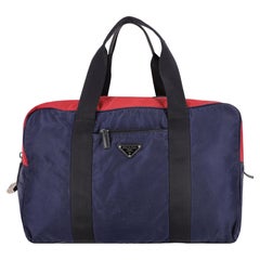 Prada Re-Nylon & Saffiano Leather Duffle Bag
