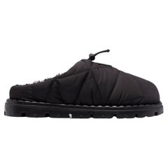 Prada Re-Nylon Shearling-lined Mules IT39