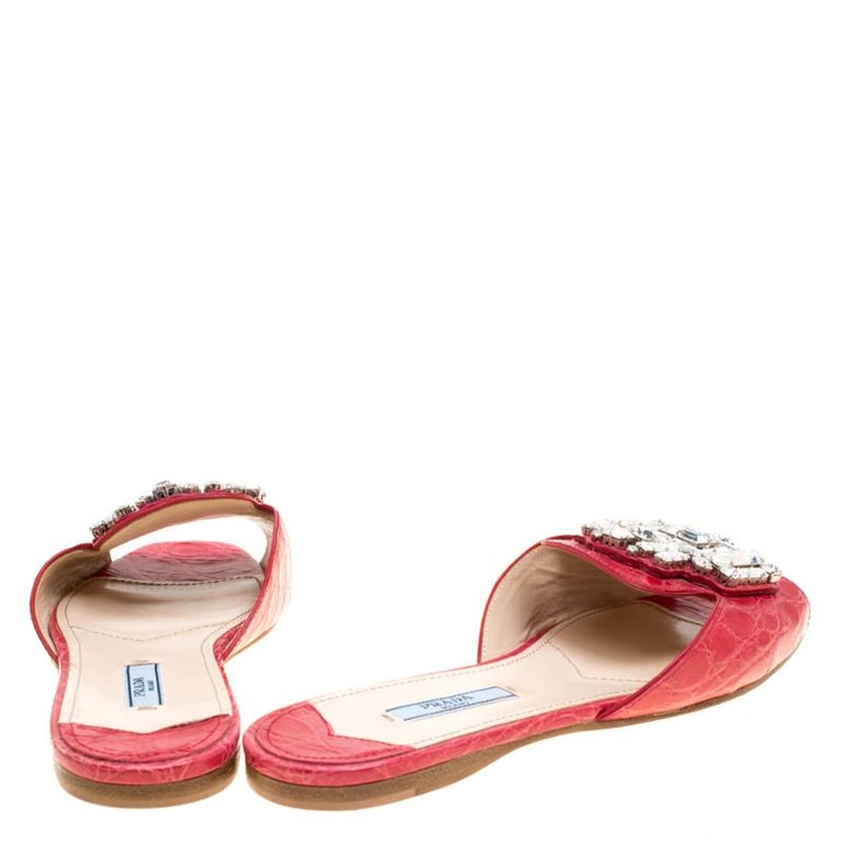 prada flat slides