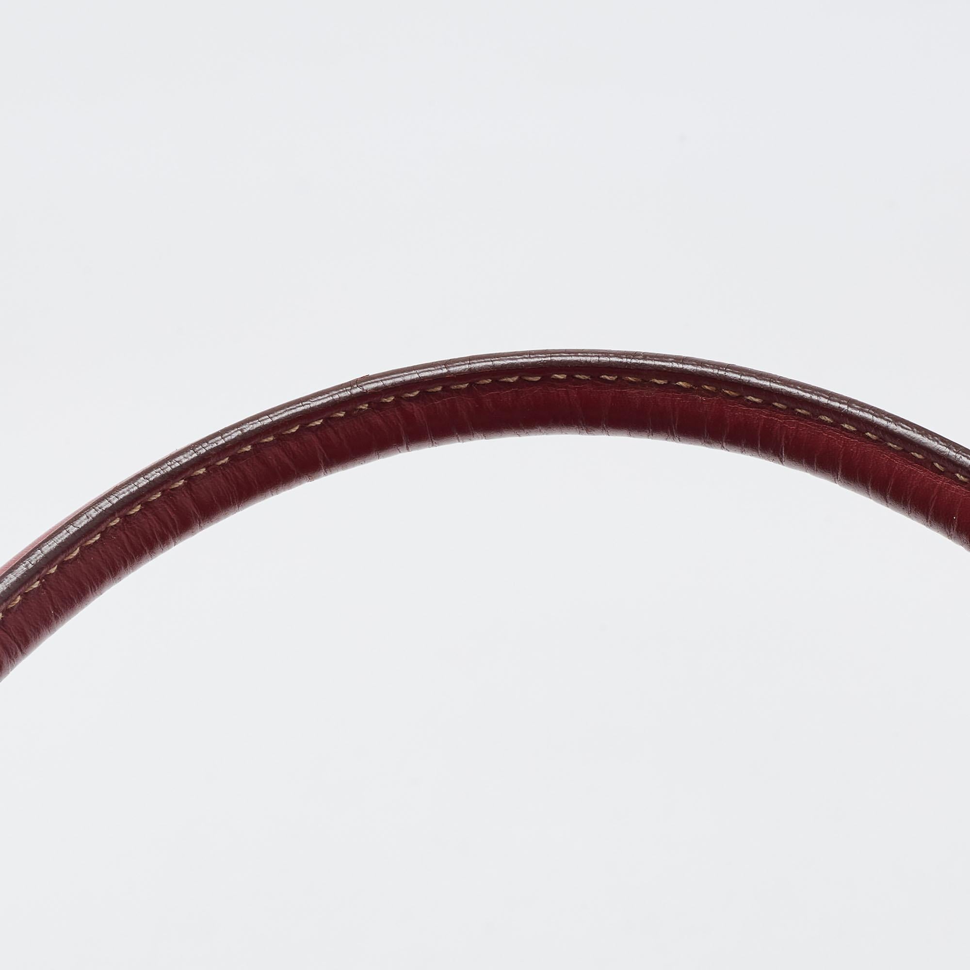 Prada Red Nylon and Leather Shoulder Bag 2