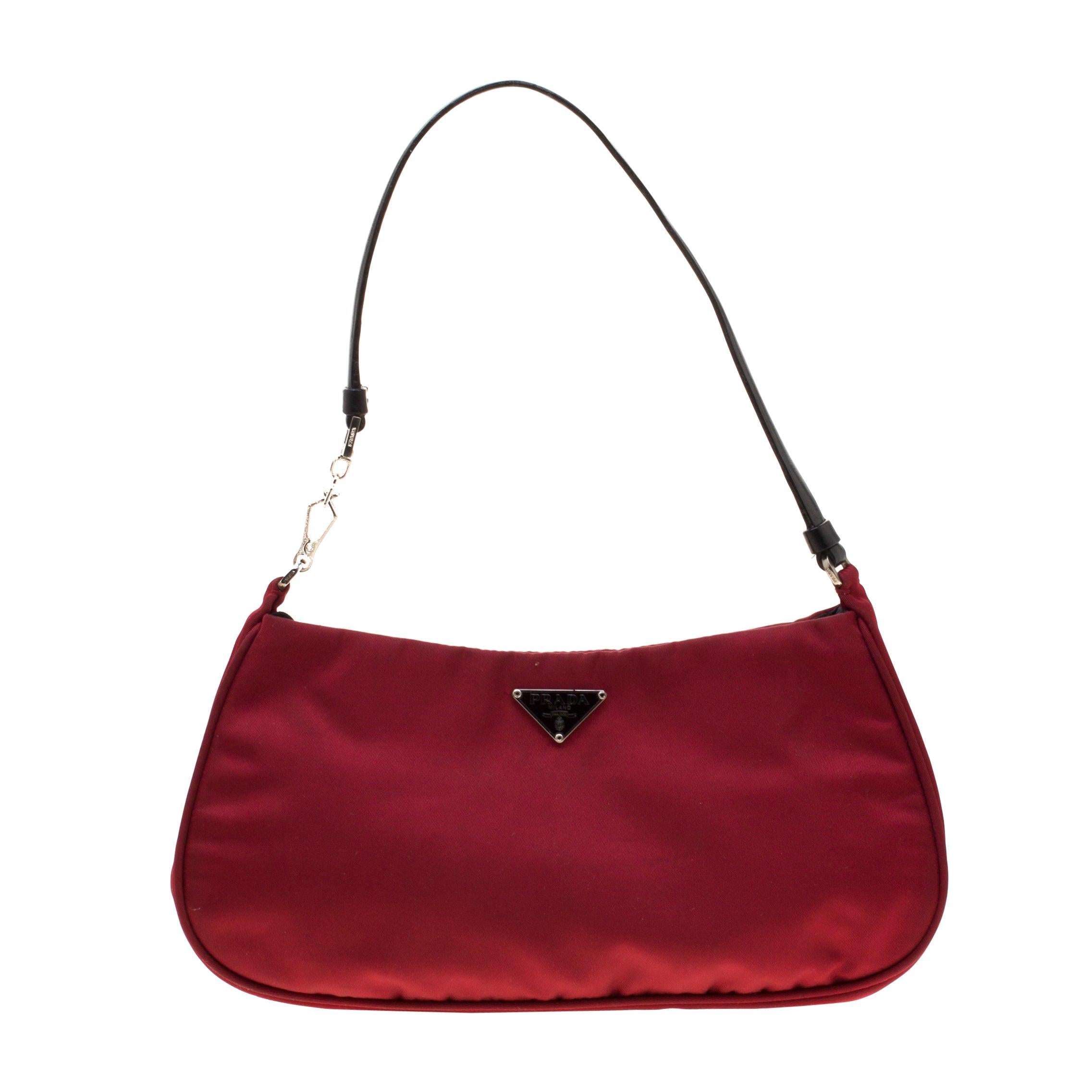 Prada red shoulder bag Clearance