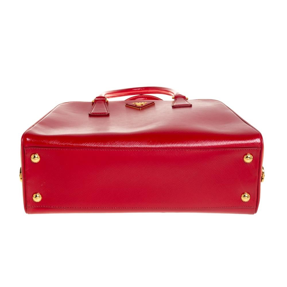 prada bag red interior