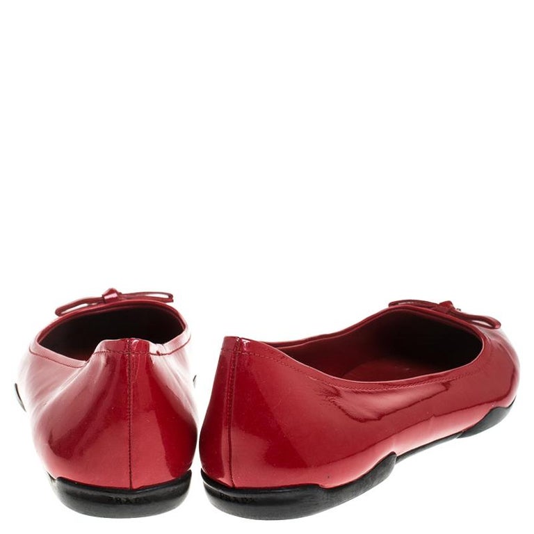prada pointed toe flats