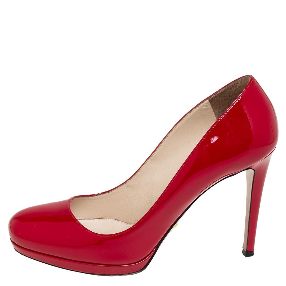 Prada red heels clearance