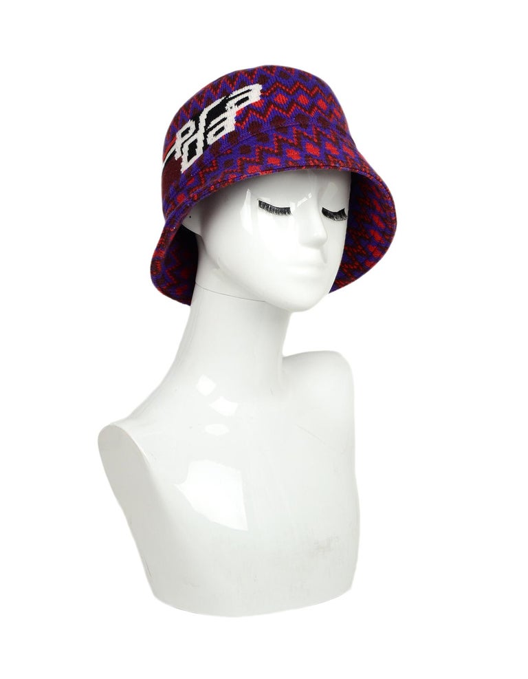 Prada purple bucket hat clearance