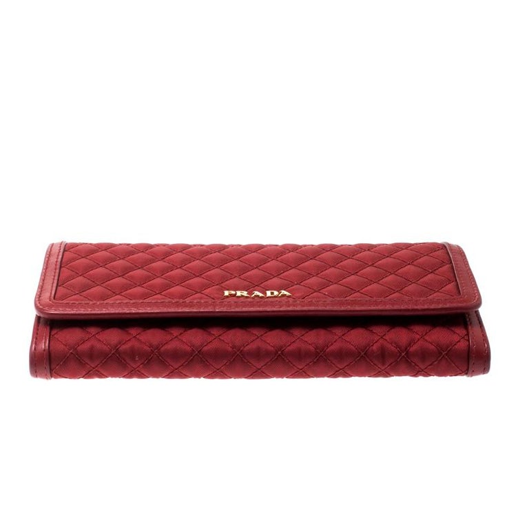 quilted prada wallet