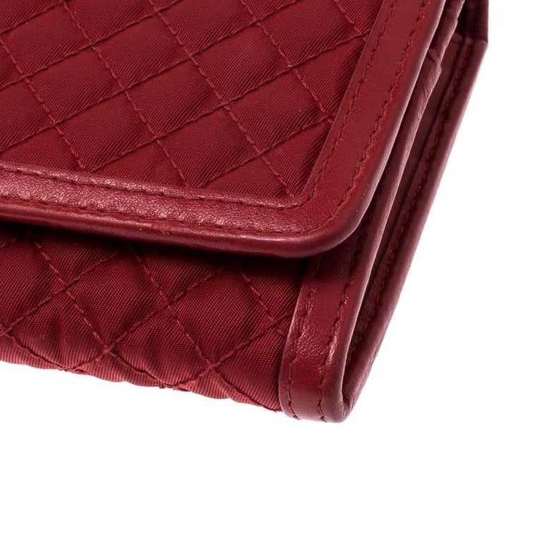 quilted prada wallet