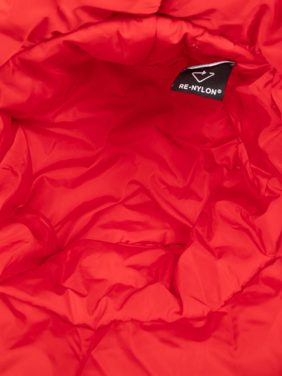 Prada Red Re-Nylon Puffer Bucket Hat For Sale 1