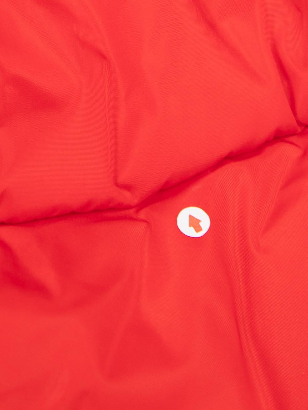 Prada Red Re-Nylon Puffer Bucket Hat For Sale 2