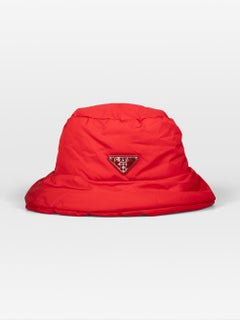 Prada Red Re-Nylon Puffer Bucket Hat