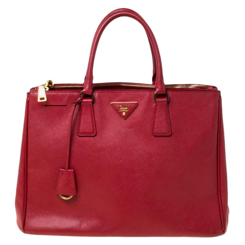 small red prada purse