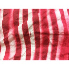 Prada Red White Crinkled Stripe Shorts Collection SS 2009