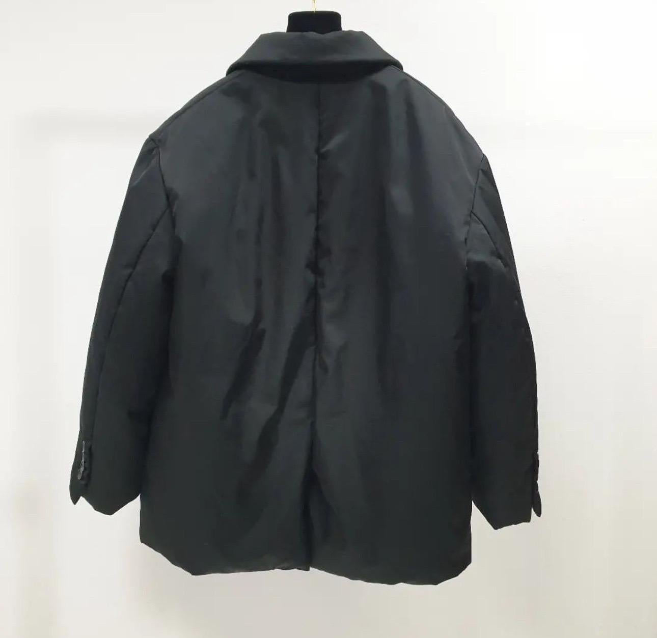  Prada Reissue Nylon Belted Puffer Blazer Jacket  1