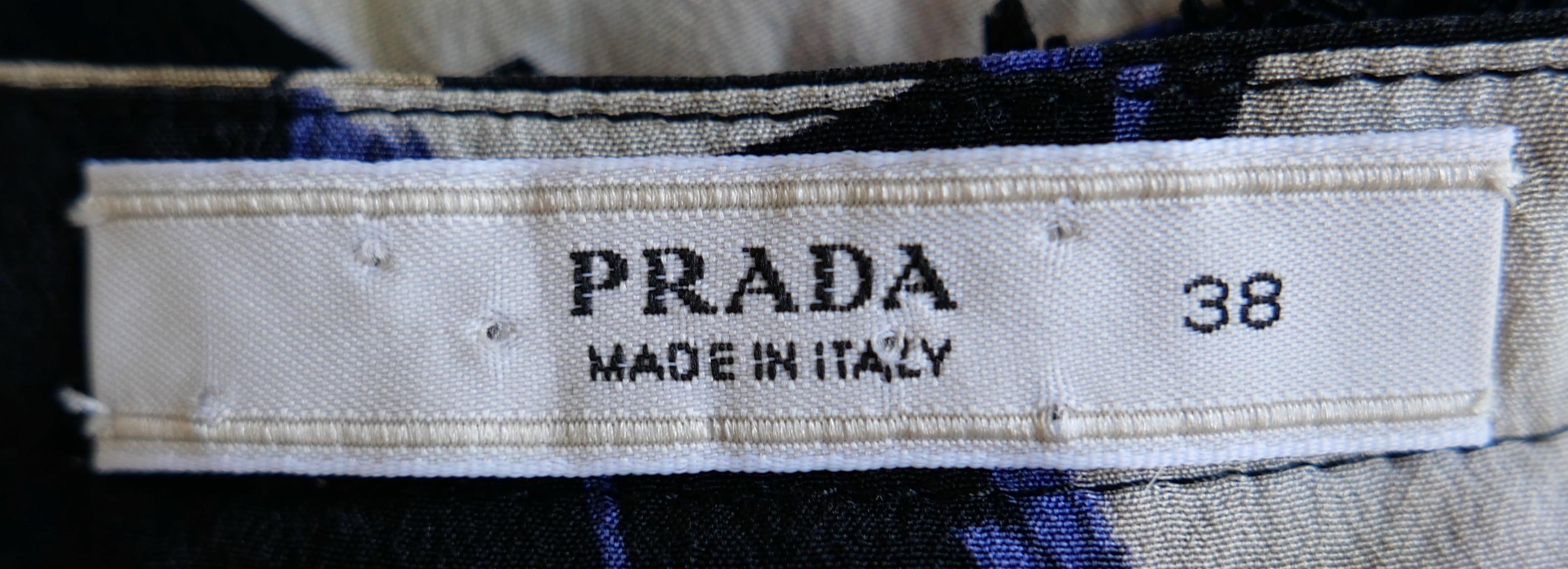 Prada Resort 2008 Floral Lace Trimmed Top For Sale 1