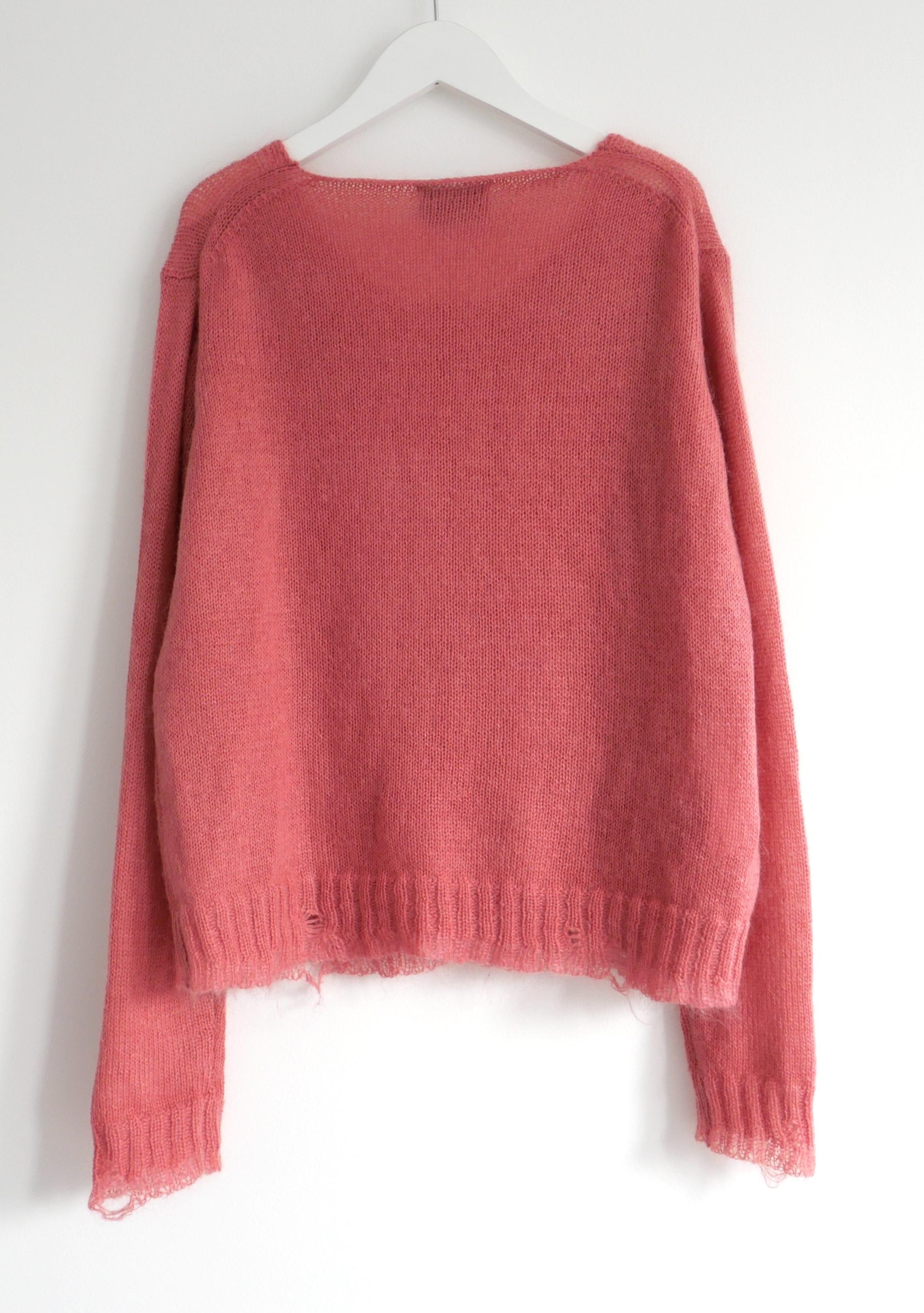 Pull en mohair mélangé à ourlet dégradé Prada Resort 2016 Excellent état - En vente à London, GB