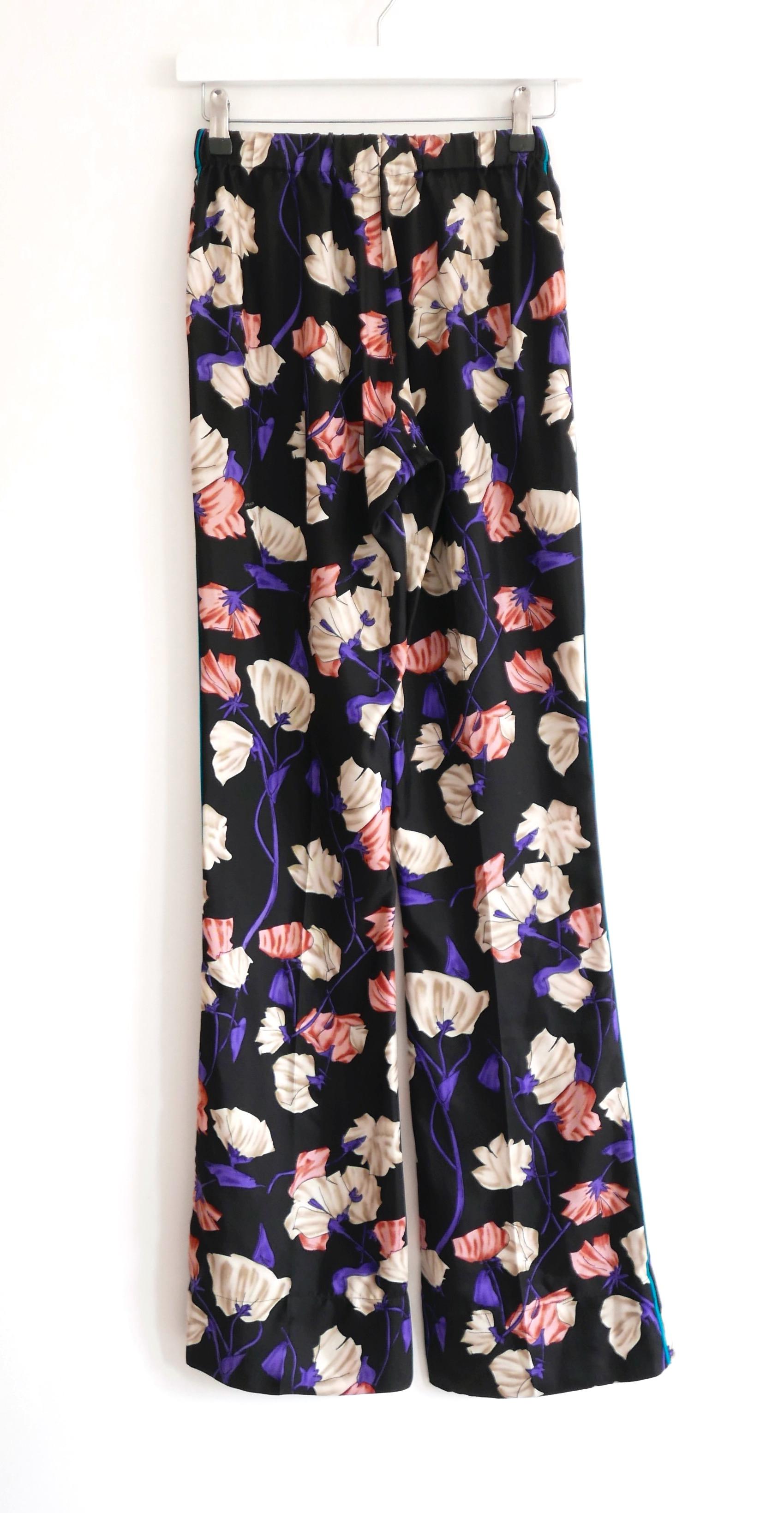 Prada Resort 2008 Silk Lounge Pajamas Pyjamas 2