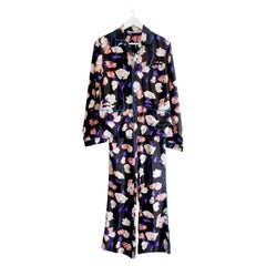 Prada Resort 2008 Silk Lounge Pajamas Pyjamas