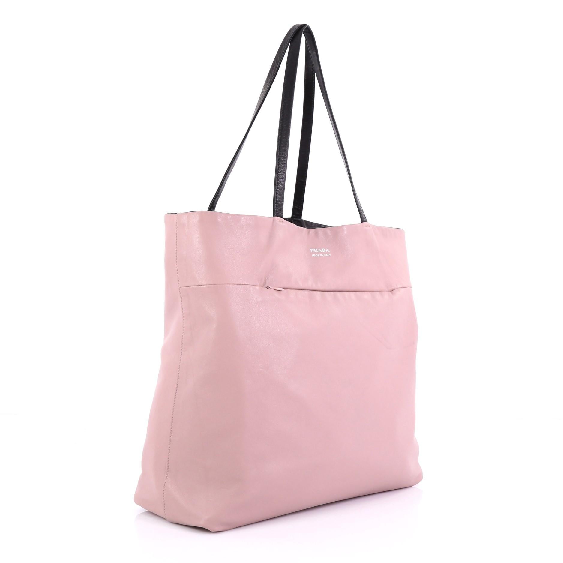 Prada Reversible Tote Nappa Antique Tall 2