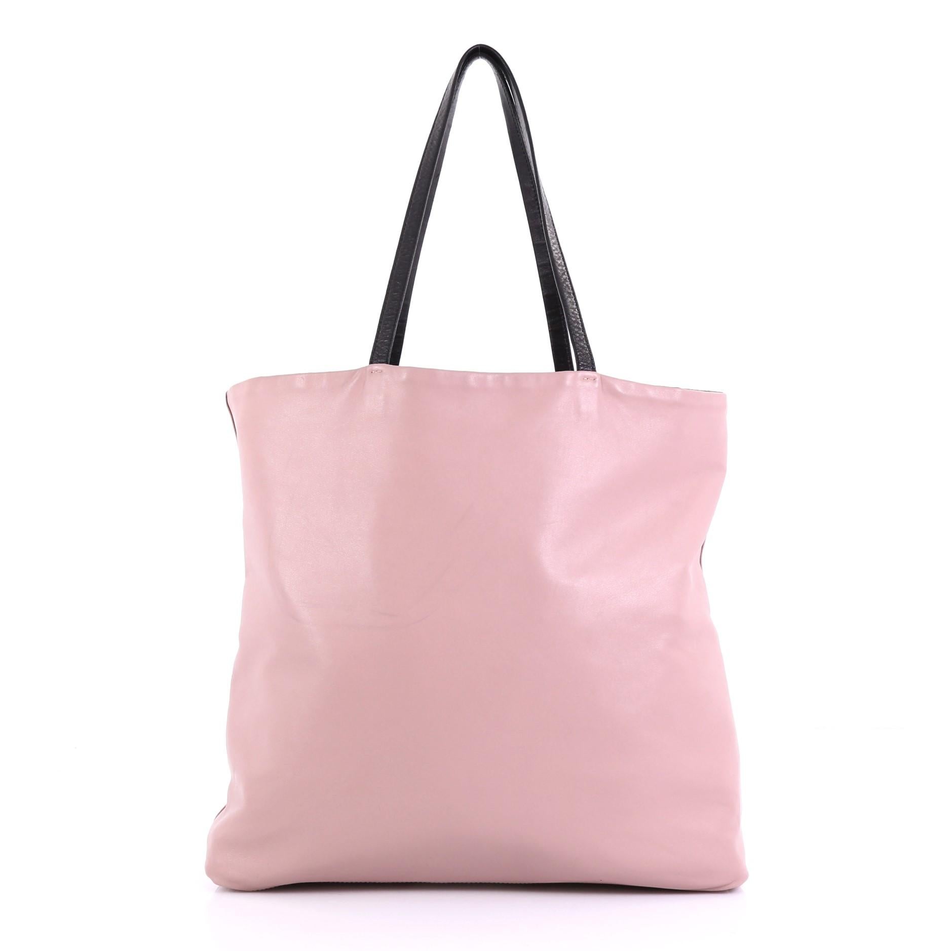 Prada Reversible Tote Nappa Antique Tall 3