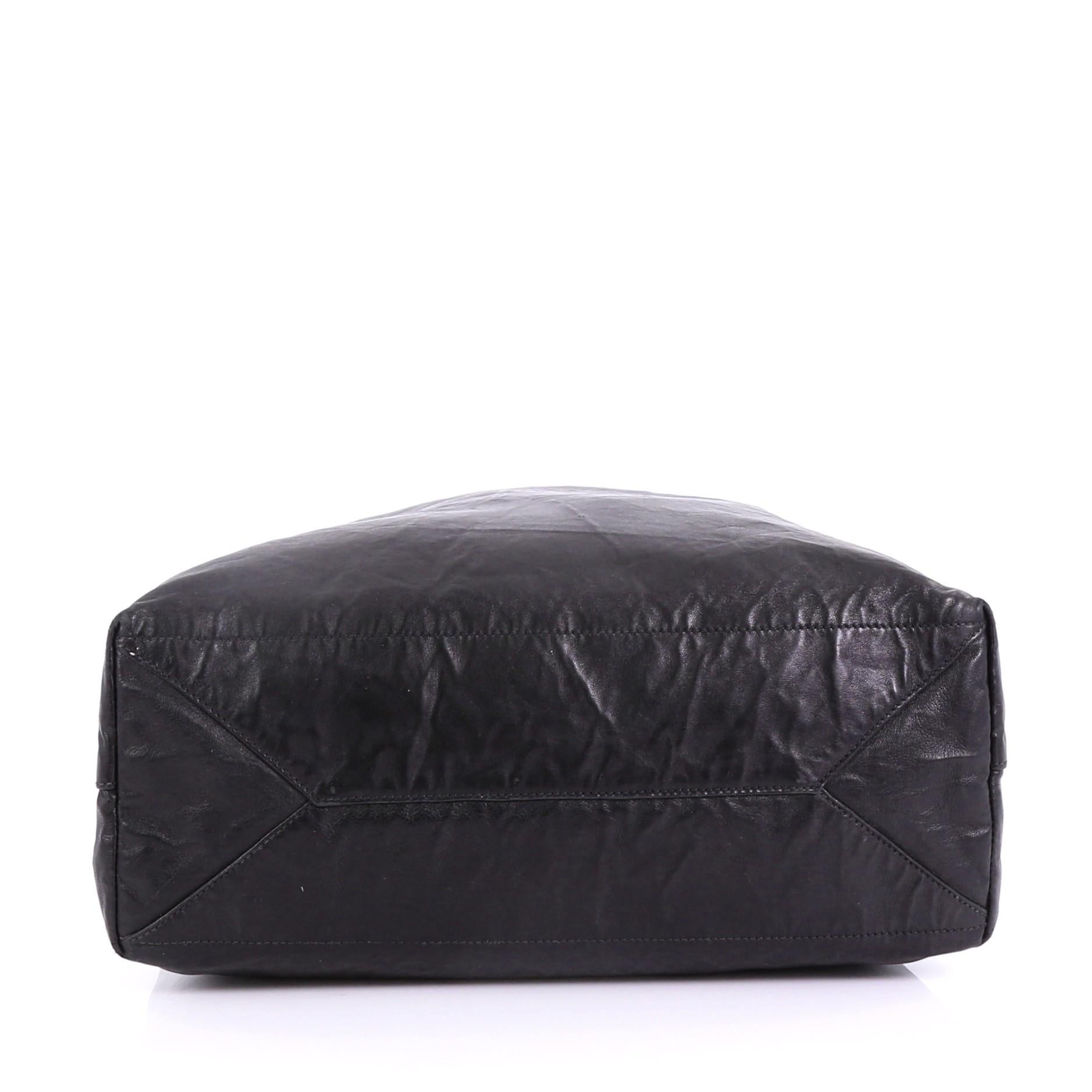 prada small antique nappa leather tote