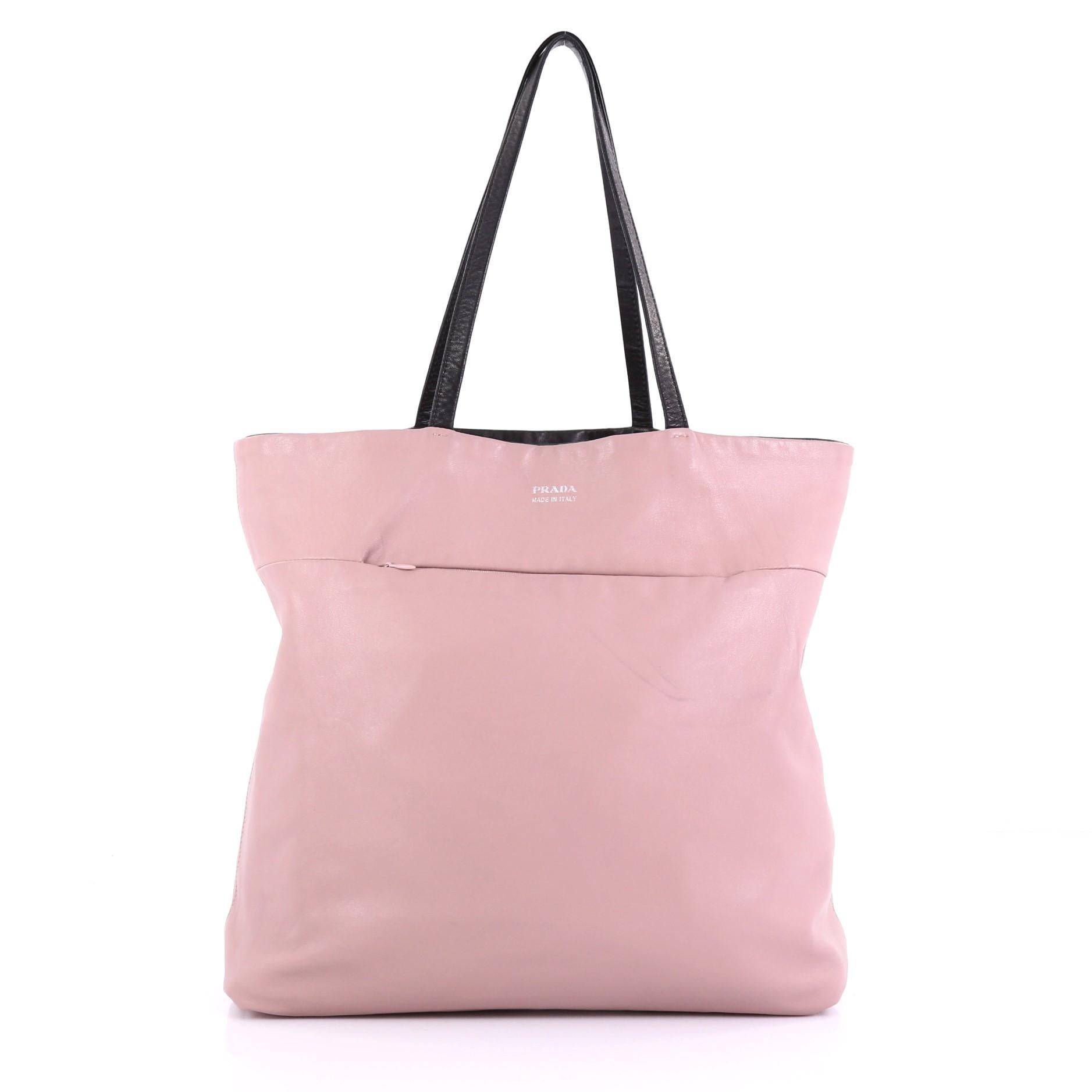 Prada Reversible Tote Nappa Antique Tall 1