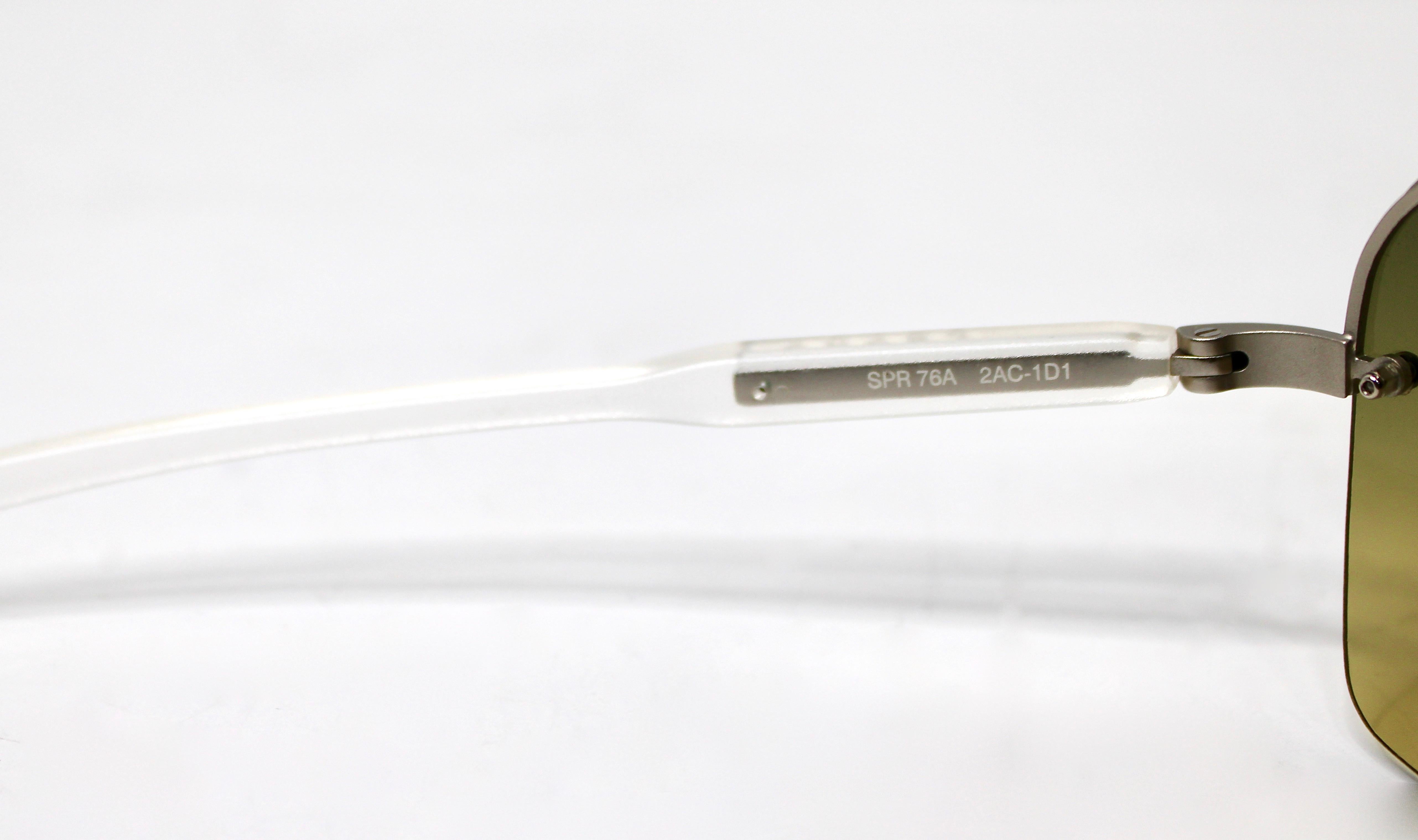 Occhiali da sole Prada senza montatura in Greene & Greene Tinted circa Y2K in vendita 2