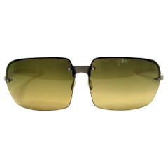 Occhiali da sole Prada senza montatura in Greene & Greene Tinted circa Y2K