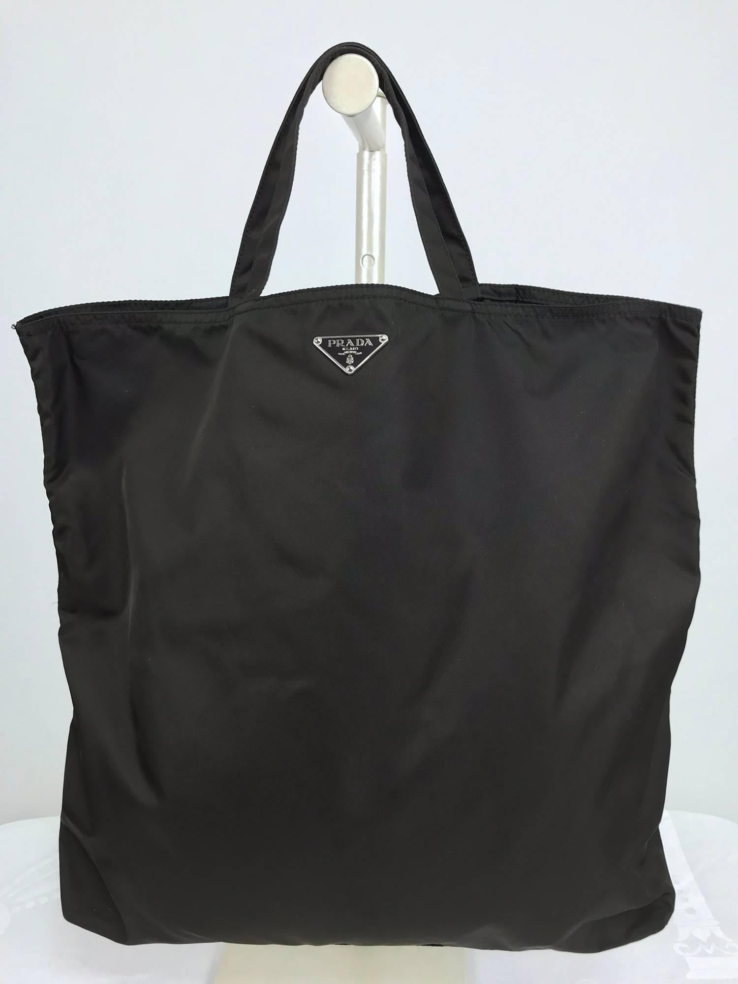 prada robot tote bag