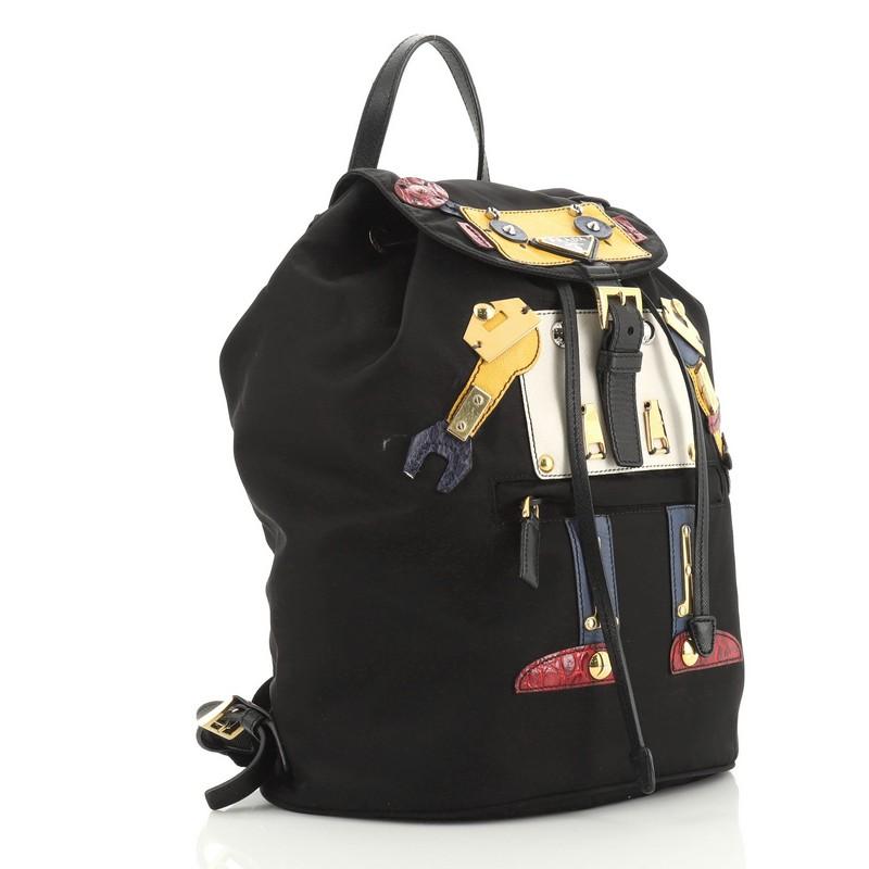 Prada robot backpack hot sale