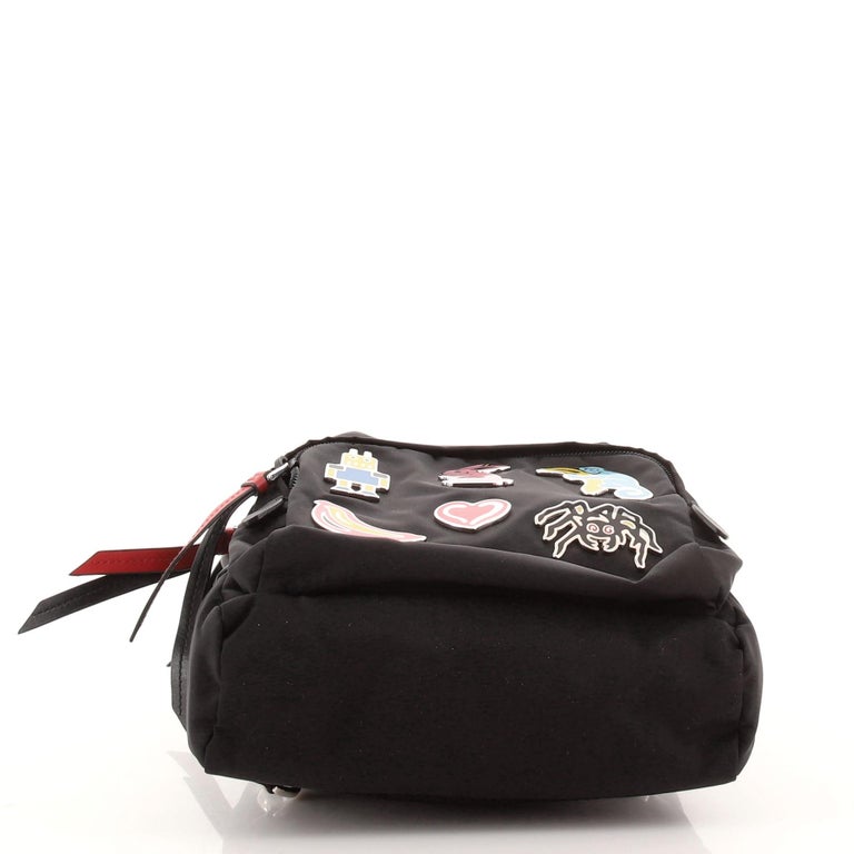 Prada Robot Fluo Sling Backpack Embellished Tessuto at  display picture 1