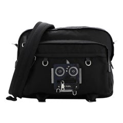 Prada Robot Messenger Bag Tessuto Medium