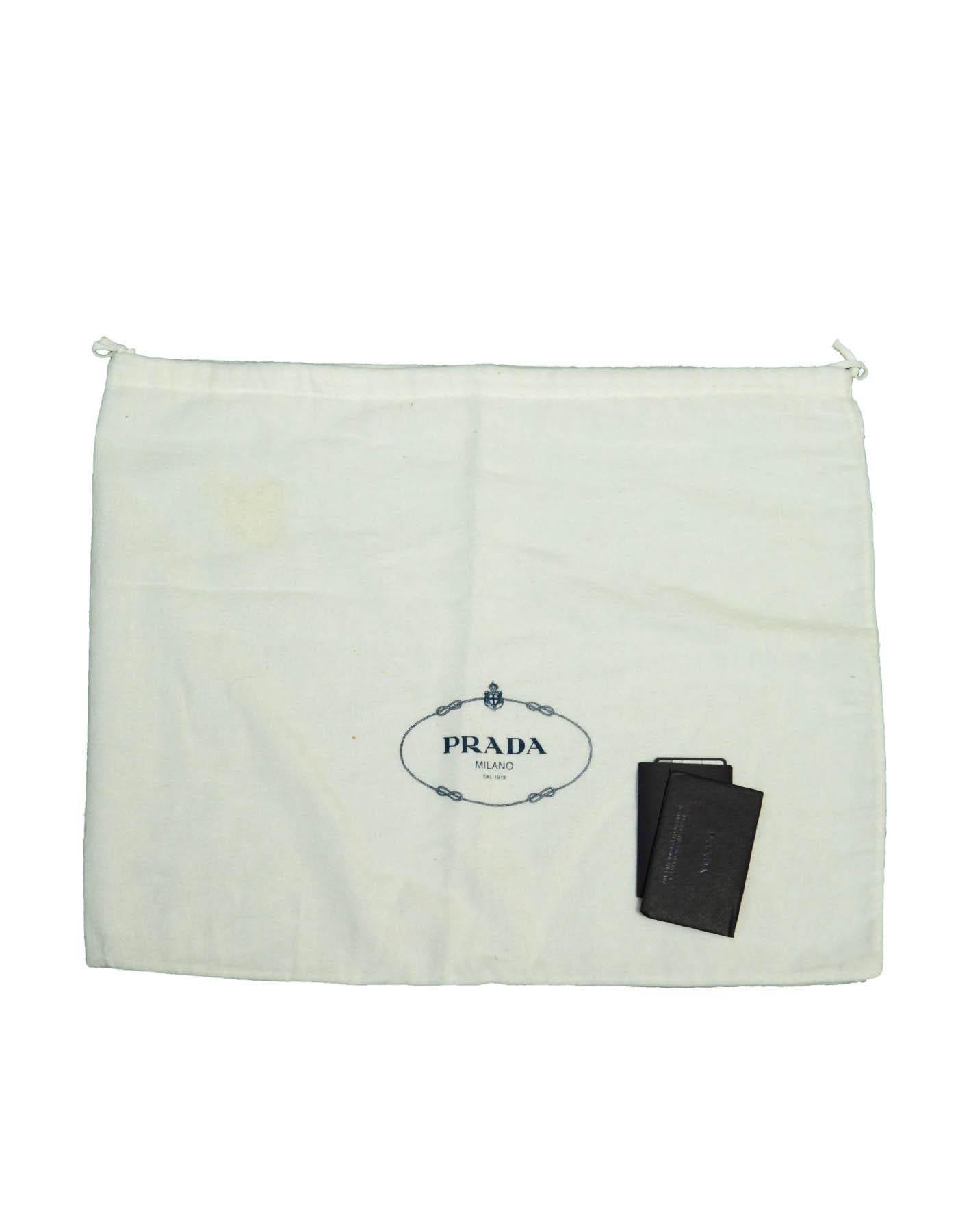Prada Rosso Red Tessuto Nylon Front Pocket Crossbody Messenger Bag 5