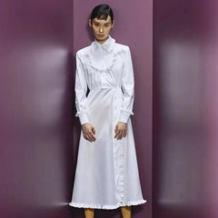 Prada Ruffle Collar Long Dress - '20s