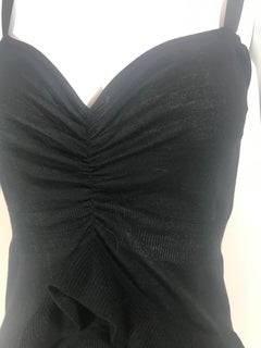 Prada Ruffled Sleeveless Blouse