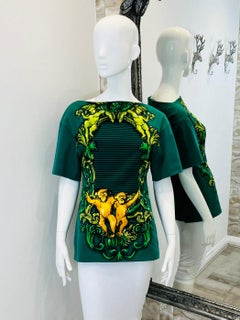 Prada Runway Baroque Cherub Top