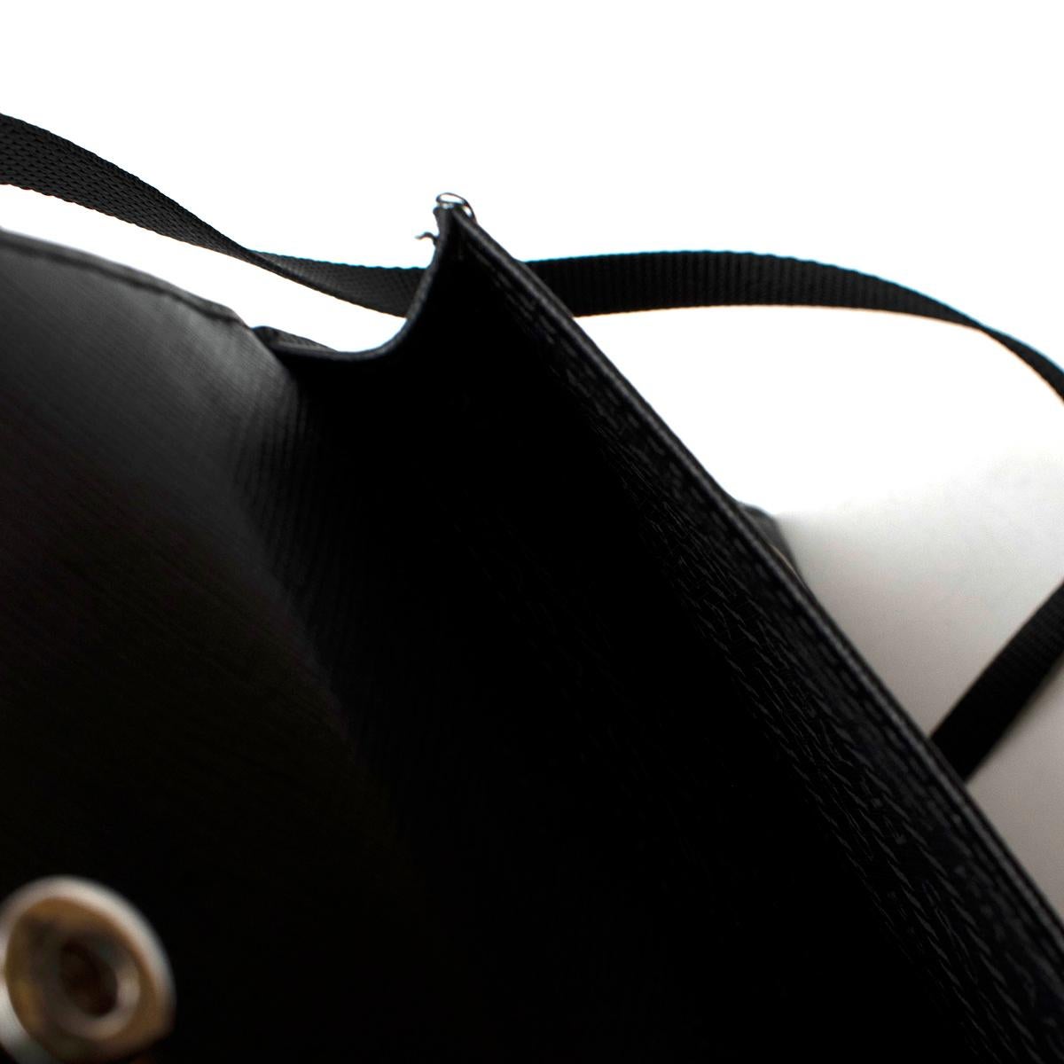 Prada Runway Black Saffiano Leather Smartphone Case For Sale 1