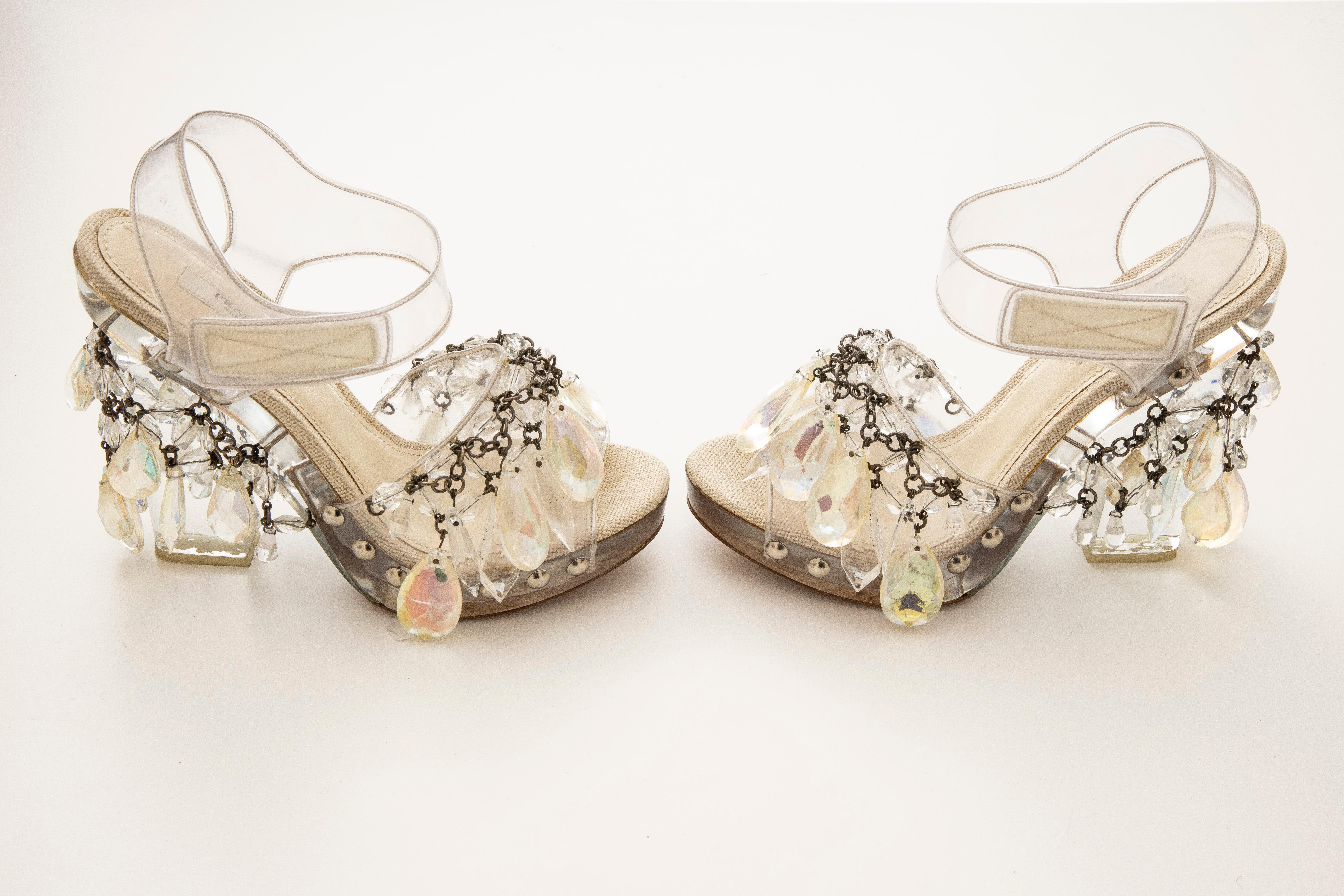 prada chandelier shoes