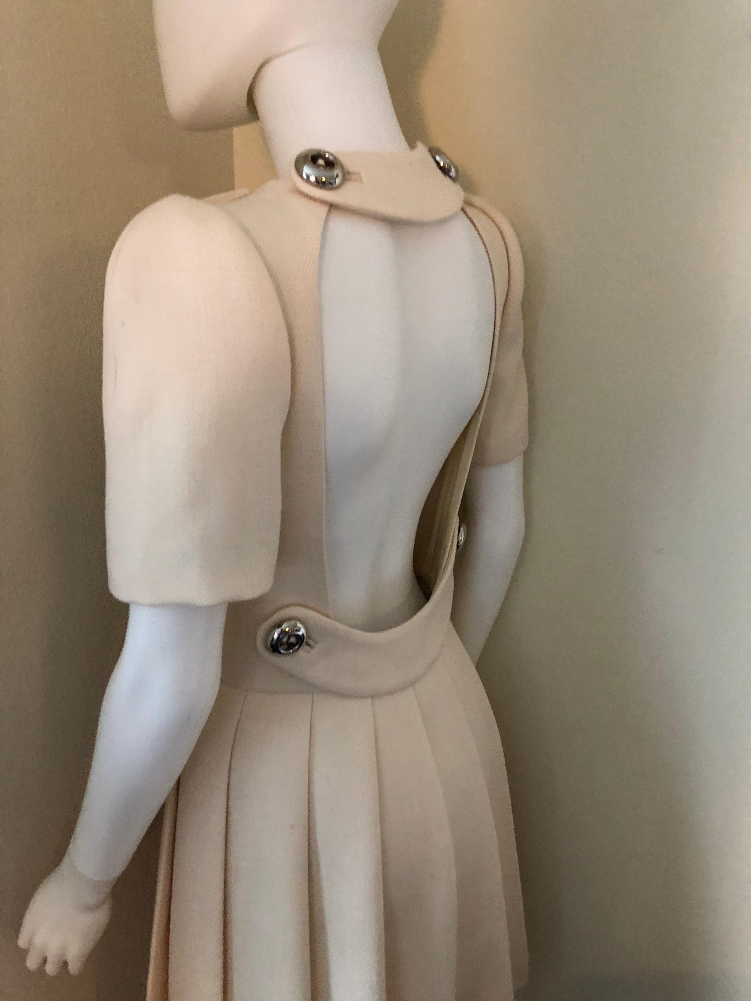 Prada Runway cream ivory Dress  For Sale 2