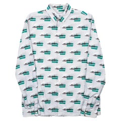 Camicia da uomo in formula passerella di Prada Taglia 41 -Large, S1077