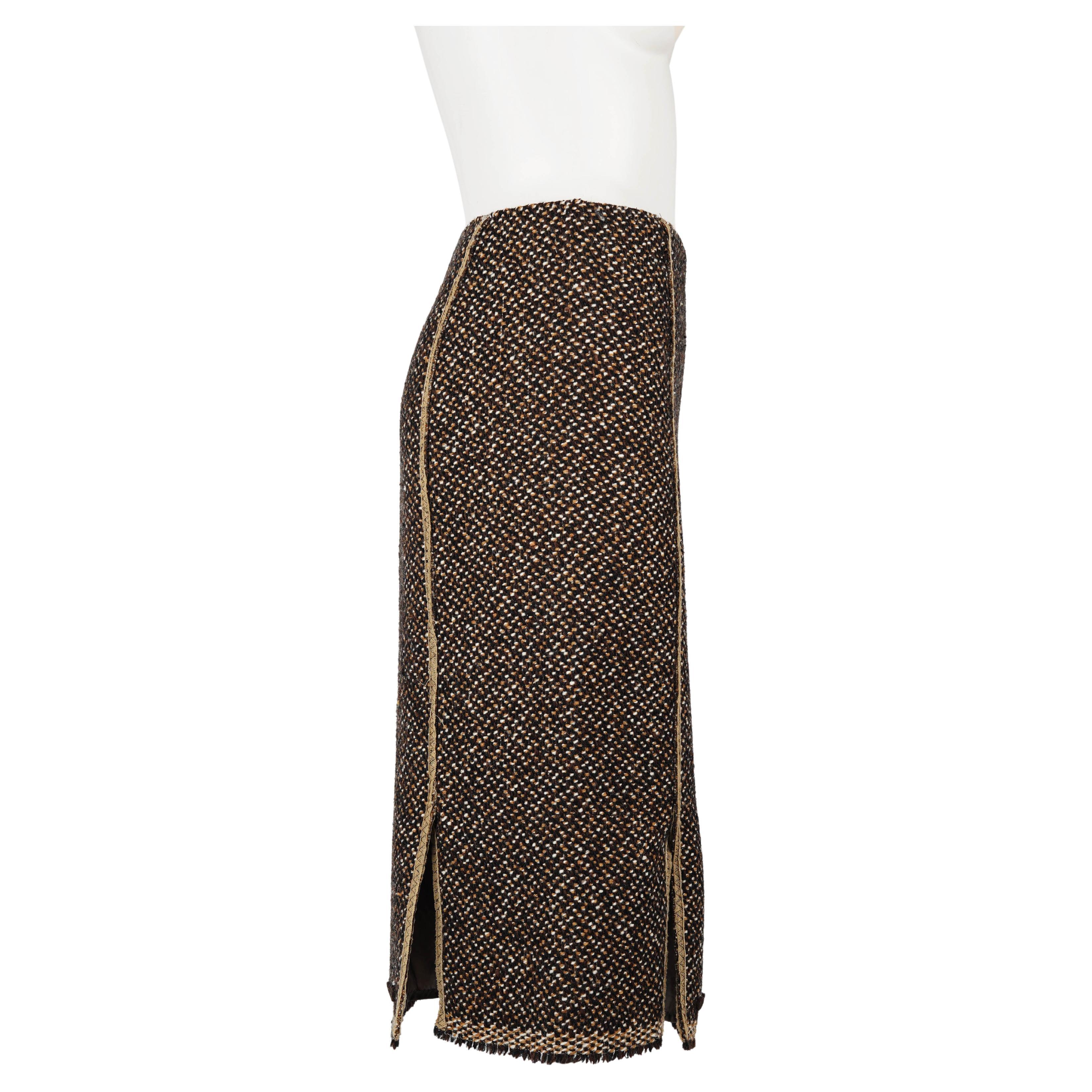 Prada Runway Tweed Rock - Fall/Winter 2000 Collection im Angebot 1